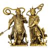 Estátua de Buda Bodhisattva Protetor Weituo de Cobre Fuyoulin para Adoração e Decoração Doméstica