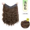 Peruca Feminina de Cabelo Longo Peça Única Cabelo Emulado em V Ondulado Água Cabelo com Pontas Cabelo com Pontas Natural Sem Marcas Cabelo Fofo Cabelo com Pontas Cabelo com Pontas