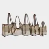 Bolsa de Compras Tejida de Gran Capacidad Nueva de Verano 2026, Bolso de Playa de Paja con Diseño de Nicho, Bolso Simple de Hombro Cruzado para Mujer