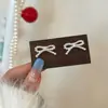 Pendientes Redondos con Lazo de Perlas Dulces y Exquisitos, Diseño de Nicho, Modernos y Versátiles, Lujo Accesible, Pendientes de Gama Alta y Elegantes para Mujer