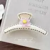 Pinza para el pelo de flor transparente coreana Pasador Moda Estilo Vacacional Línea Colorida Pinza Tiburón para el Cabello Accesorios para el Cabello Venta al por Mayor