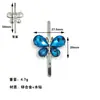 Hebilla mariposa DIY accesorios decorativos para equipaje hebilla de pasador lazo de tela accesorios de ferretería hebilla decorativa para bolso de noche
