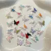 Colgante de Flor de Mariposa Colorida Fantasía Material para Manualidades con Cuentas Pulsera Collar Pendientes Joyería Accesorios de Cuentas Sueltas