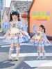 Vestido de Princesa Lolita para Niña Pequeña 2026 Primavera Otoño Nuevo Vestido Bluey Infantil Ropa de Otoño Falda de Cumpleaños para Niñas