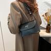 Bolso de Hombro con Textura de Nicho de Moda para Mujer 2024 Nuevo de Alta Gama Estilo Occidental Sencillo Cruzado para Viaje al Trabajo Bolso de Axila