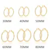 Brincos Minimalistas Mais Vendidos 2025 Estéticos em Forma de Gota d'Água, Cobre Banhado a Ouro, Estilo Fashion para o Dia a Dia, Estilo Ins