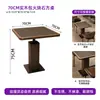 Sofás de Cabina para Restaurante Temáticos Personalizados Integrados con Cabinas de Pared de Restaurante Estilo Occidental, Mesas y Sillas de Cabina Simples para Cafetería