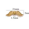 Acero inoxidable chapado en oro de 18k pequeño colgante de joyería proceso de galvanoplastia hecho a mano DIY pulsera collar colgante de joyería venta al por mayor