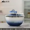 Adorno de fuente de agua para acuario de cerámica con agua circulante, moderno y simple, para sala de estar, oficina, decoración del hogar, entrada y exhibición en mueble de TV