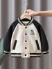 Chaqueta para Niños 7816 Primavera y Otoño 2026 Nueva Chaqueta Casual Estilo Coreano para Niños, Niños Pequeños y Medianos, Top con Cuello Alto, Moderno