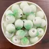 Cuentas de cerámica agrietada por hielo de Jingdezhen 10 mm gota de agua cuentas semiacabadas pulsera diy suelta accesorios de joyería pequeña venta al por mayor