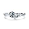 Anillo Elaine S925 de plata esterlina con diseño de nicho para mujer, joyería ligera de lujo a la moda, nuevo anillo cerrado de gran venta transfronteriza.