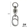 Girota de alta velocidad con pasador ovalado de acero inoxidable para pesca en el mar, señuelo de plato de hierro, conector de ocho anillos, accesorios para equipo de pesca