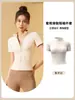 Camiseta Deportiva de Fitness con Cuello Alto y Cremallera, Elástica Personalizada de Secado Rápido, Camisa Polo Deportiva de Manga Corta para Tenis, Ropa de Golf para Mujer
