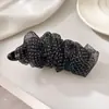 Novo Estilo de Prendedor Banana para Mulheres com Cabelos Finos, Apresentando Plissados em Rede, Projetado para Prender Rabos de Cavalo, Criar Volume e Não Requerer um Elástico de Cabelo
