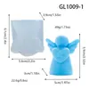 Molde de Silicona de Ángel Abrazando Corazón Estéreo 3D para Velas de Aromaterapia DIY, Adornos de Yeso, Jabón Artesanal, Molde de Decoración Transfronterizo