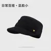 Sombrero de Monta de Ala Plana Marrón Gamuza para Mujer, Nuevo Sombrero Newsboy Estilo Británico Vintage Otoño e Invierno, Sombrero de Cabeza Grande para Otoño