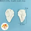 Molde de Flor de Tulipa Fondant Massa Goma Pétalas Artificiais de Tulipa Molde de Silicone para Bolo Molde de Argila DIY