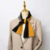 [Camuflaje y Lunares] Bufanda de Lana Coreana Tejida para Otoño e Invierno ins Bufanda Pequeña Decorativa para Cuello