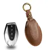 2026 Nueva Funda para Llave Geely Emgrand L Funda para Llave de Coche Emgrand 5ª Generación Funda Protectora de Cuero Genuino para Hombres y Mujeres