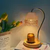 Lámpara de cera que se derrite sin fuego Lámpara de vela de tronco japonés que se derrite Lámpara de mesita de noche para dormitorio Temporizador Atenuación Lámpara de fusión en caliente Lámpara de aromaterapia de cuarzo