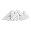 Processamento Personalizado de Politetrafluoretileno (PTFE) Agitadores, Agitadores de PTFE Resistentes à Corrosão, Agitadores Magnéticos de Laboratório em Forma de Oliva