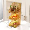 Bandeja de frutas criativa, cesta de frutas para sala de estar, expositor de lanches e frutas secas para mesa, mesa de centro, mesa de jantar, prateleira de armazenamento multicamadas
