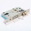 Rodamiento de acero inoxidable pequeño 50 grande 50 grande 58 cuerpo de cerradura para puerta interior puerta interior universal de estilo antiguo doble activo doble rápido cuerpo de cerradura