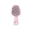 Mini Peine de Bolsillo Portátil con Cerdas Pequeño Peine Costilla de Cresta Alta Esponjosa Peine Hueco con Cerdas Doradas Galvanizadas