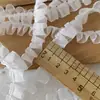 Accesorios con Adorno de Encaje Materiales DIY Decoración Ropa de Muñeca Cinta Volantes Pliegues Soporte Hecho a Mano Abanico