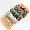 Cola de Ratón Madera Sagrada Lavanda Purificante Set de Aromaterapia Planta Natural Romero Hojas de Eucalipto Concha de Abulón Blanco Mayoreo