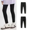 Leggings infantis Balabala para meninas, calças compridas forradas com fleece para outono e inverno, calças quentes, confortáveis e fofas para crianças maiores