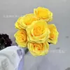 7 Rosas Francesas Estilo Escandinavo Buquê de Rosas Casamento Decoração de Casa Sala de Estar Buquê Atacado Transfronteiriço