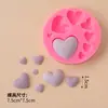 Decoración de Pastel para Hornear el Día de San Valentín Muñecos de Pegamento Blando Novio y Novia Adornos Acrílico Amor Corazón de Fondant Vestido