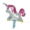 Mini globo de película de aluminio con cabeza de unicornio Caballo Baoli caricatura juguete para niños globo de decoración para fiesta de cumpleaños