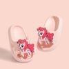 Pantuflas de Verano para Niñas de My Little Pony, Dibujos Animados, Infantiles, Antideslizantes para Interiores, Sandalias tipo Chancla, Pantuflas Transfronterizas para Bebés y Niños, del Hogar