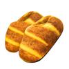 Pantuflas de Pan de Dibujos Animados Divertidas Tostadas Paquete Raíz Perezoso Hogar Damas Algodón Pantuflas Pareja Zapatos de Luna Zapatos de Hamburguesa