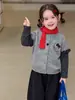 (9.22 Nuevas Llegadas)Cárdigan de Punto para Niña Invierno Nuevo Casual Abrigo Suéter Infantil Ropa para Bebé