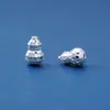 Seiko S925 Plata Pulida Forma de Calabaza Pulsera de Cintura Accesorios para Joyería DIY Materiales