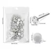 Manicure 2025 Nova Mini 10mm Cinza Redonda Esponja Folha de Polimento Ferramenta de Rolamento para Polir Unhas