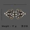 Hebilla de Broche Retro China para Chal de Mujer, Hebilla Creativa Hueca para Pañuelo de Seda, Hebilla Decorativa para Cinturón de Ropa de Viaje, Broche Antideslizante