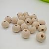 Atacado Contas de Madeira Furadas 5-30mm Cor Madeira Natural Contas Redondas DIY Contas Soltas Acessórios de Madeira para Joias Fabricante de Madeira