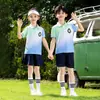 Uniformes de Jardín de Infancia, Uniformes Escolares, Estudiantes de Primaria, Juegos Deportivos de Primer Grado, Uniformes de Clase para Niños, Ropa de Verano de Manga Corta para Graduación de Niños