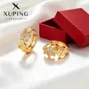 Pendientes de pez Xuping estilo lujo ligero imitación oro lindos, aleación de cobre chapado color 24k, pendientes de moda nicho transfronterizos para mujer