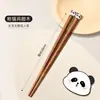 Palillos de Madera Lindos de Dibujos Animados para Uso Doméstico, Palillos Individuales de Gama Alta para Comer, Palillos Familiares para Comer, Palillos Dedicados para Niños