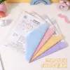 Pasta A4 de folhas soltas, organizador de provas, pasta de documentos para estudantes, páginas de inserção transparentes multicamadas, fichário para armazenamento de provas e documentos