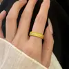 Nuevo anillo de oreja de trigo de estilo chino, de moda nacional, con diamantes explosivos, de lujo, ligero y de alta calidad, con ramas doradas y hojas de jade, para mujer.