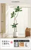 Árbol de Goma Simulación Planta Verde Planta Falsa Sala de Estar Lujo Ligero Flor Biónica Árbol Decorativo Interior Planta Grande en Maceta Adorno de Piso