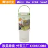 Taza térmica personalizada con popote y revestimiento de cerámica, taza grande para coche para mantener las bebidas frías, taza portátil para hielo para exteriores
