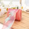 Sinfonía Cola de Pez Gasa Zapato Flor Tocado Lazo Cinta de Gasa Regalo Decoración para Pastel Lazo con Envoltura de Flores Cinta de Flores